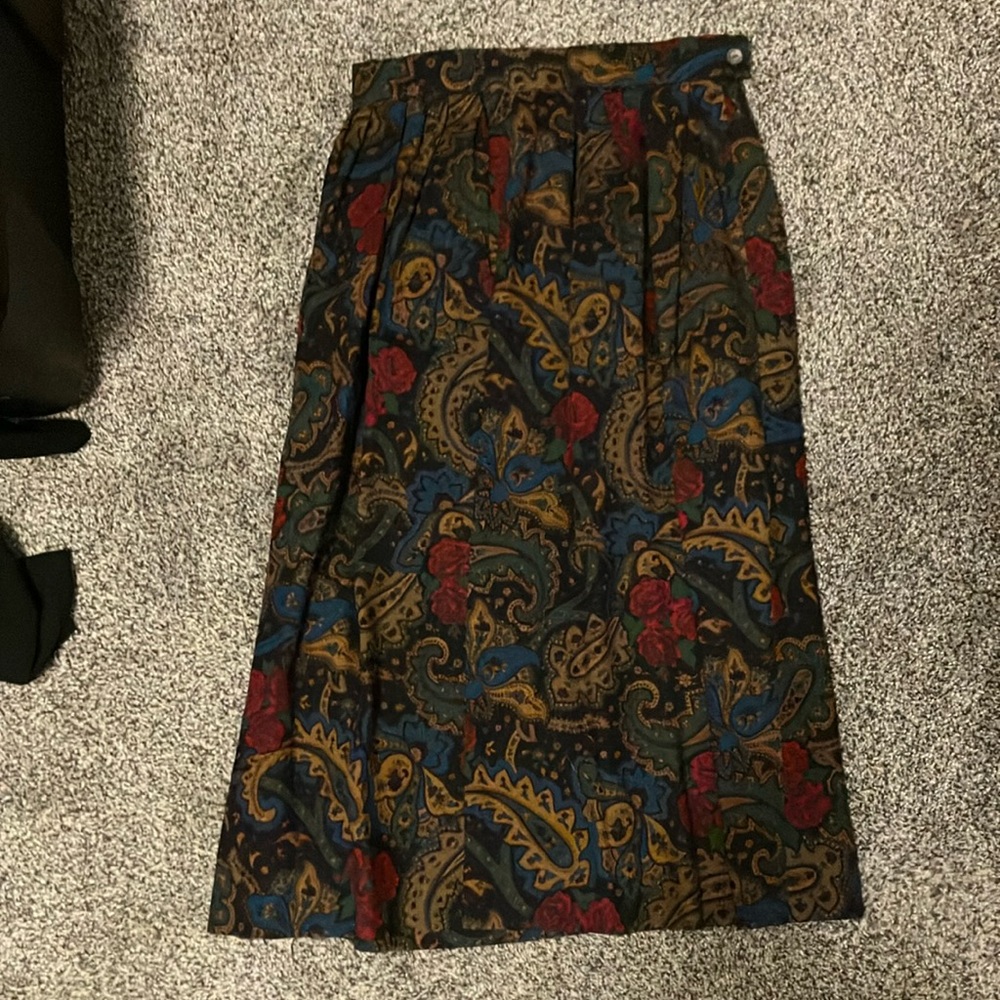 Vintage 100% wool skirt size 10